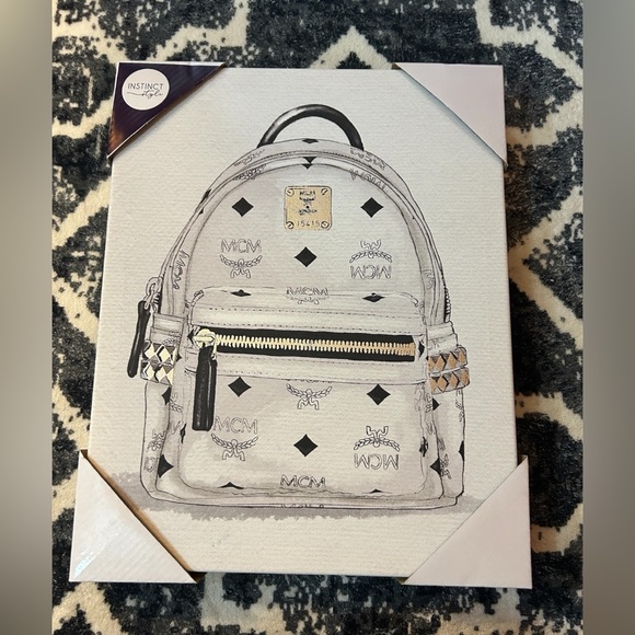 MCM BACKPACK DESIGNER CANVAS - Picture 1 of 1